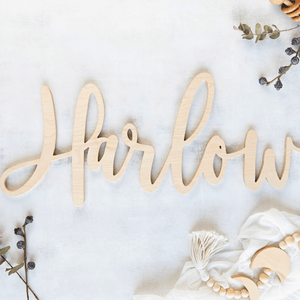 Best Selling Harlow Font - Script Cutout Name Sign