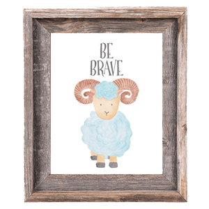 Provincial Collection - Ram - Be Brave - Print