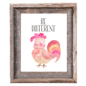 Provincial Collection - Rooster - Be Different - Print