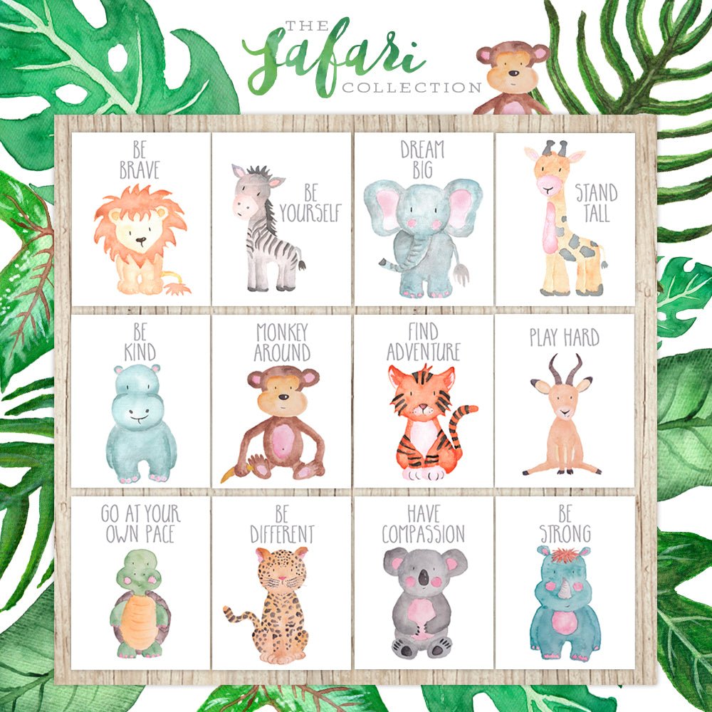 Safari Collection - Set of 12 - Prints