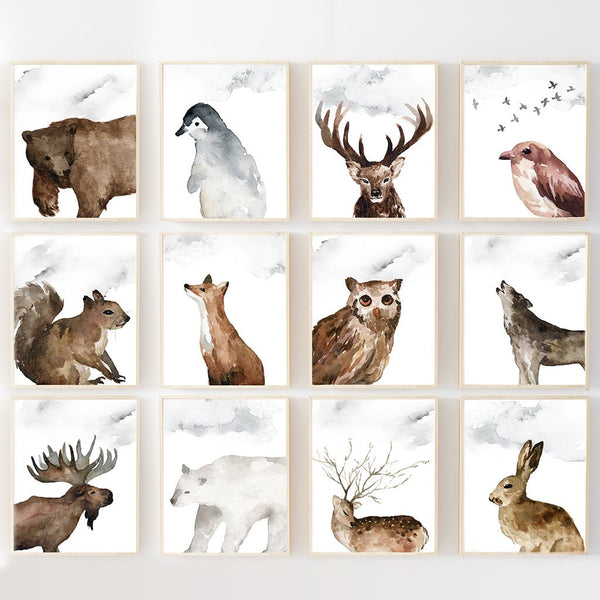 
        Wildwood Collection - Full Woodland + Arctic Animal Collection Without Words Version 2- Instant Download
        