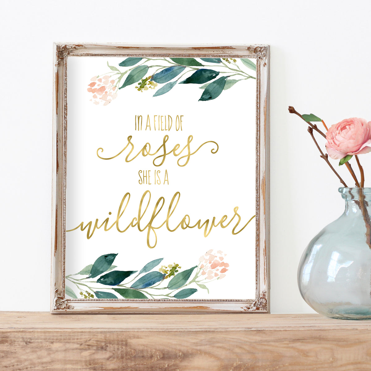 In a field of roses she is a wildflower – Mommy's Design Farm